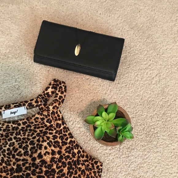 Pink Haley Handbags - Pink Haley Clutch/Wallet Black